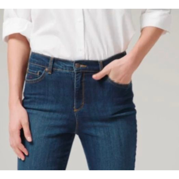 Gloria Vanderbilt classic high-rise jeans. style: Amanda dark indigo size 24 - Picture 4 of 16